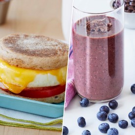 Bacon Egg and Cheese, Smoothie